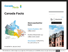 Tablet Screenshot of canadafacts.org